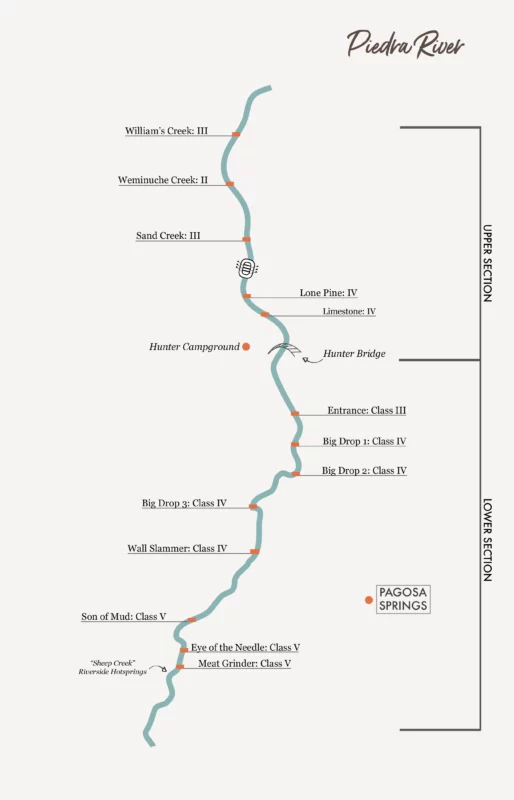 Upper Animas River Map